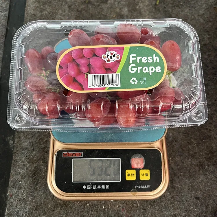 Uvas carmesí frescas sin semillas de grado de exportación
